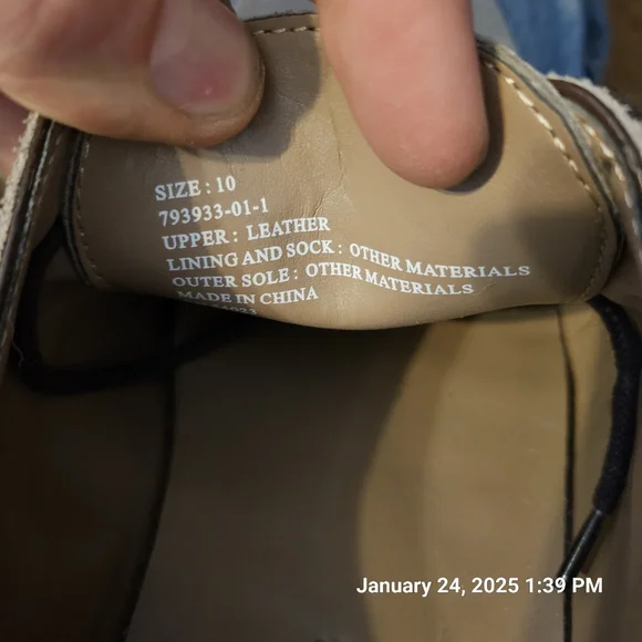 Banana republic mens shoes size 10 greyish, mushroom - Picture 6 of 6